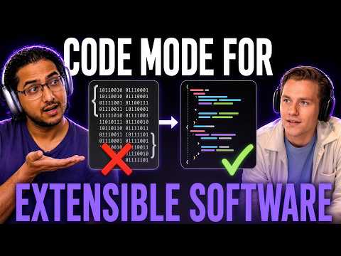 Code Mode for Extensible Software